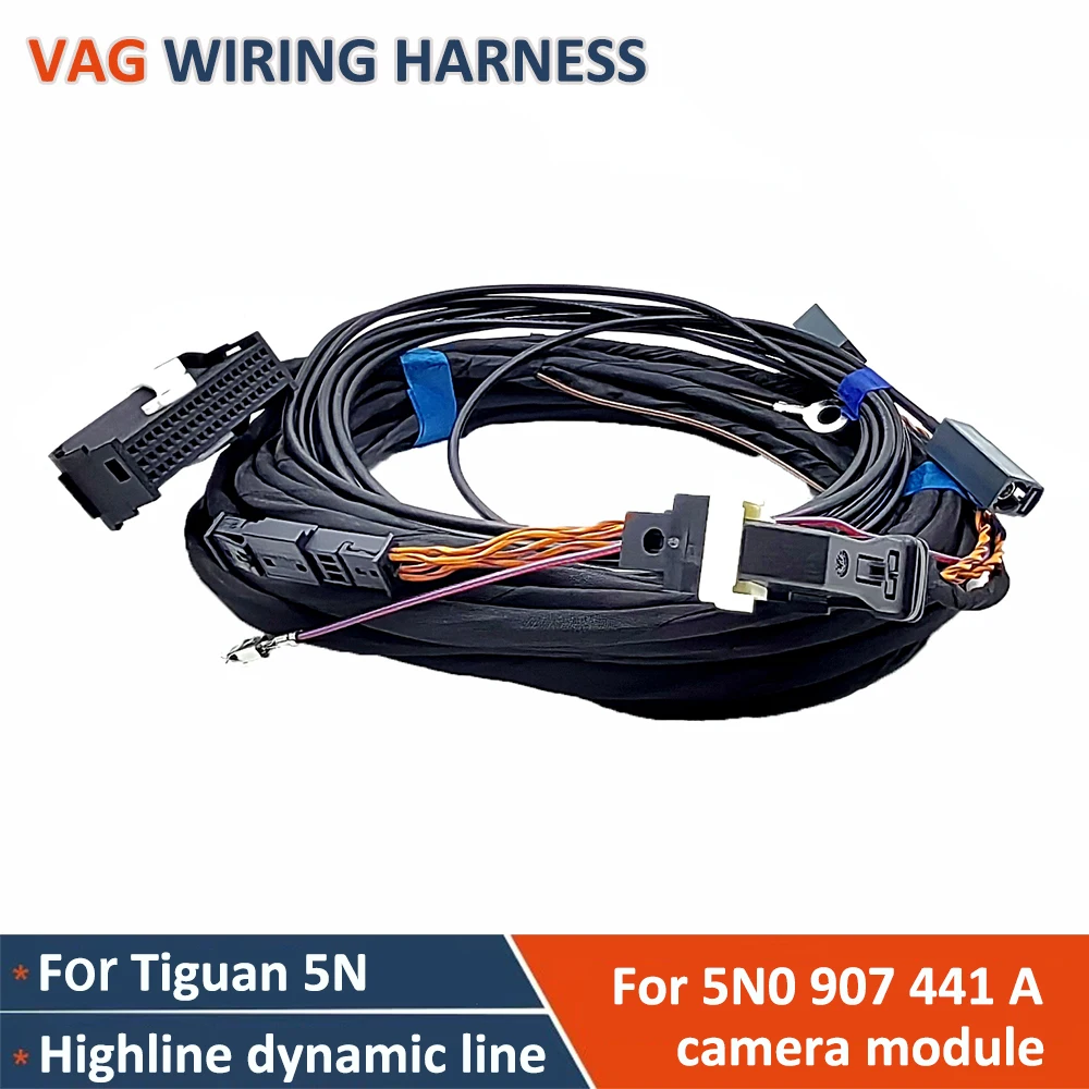 For PQ Tiguan JETTA MK6 5N0907441A 5N0 907 441 A Highline Car Rear View Camera Cable Harness Reverse Camera Wire Harness