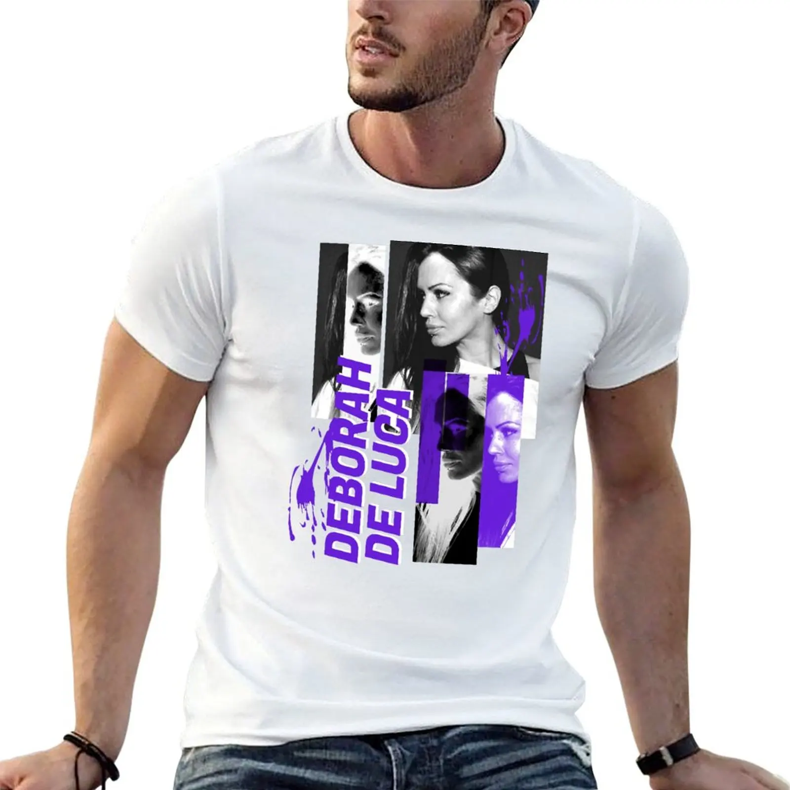 Deborah DeLuca T-Shirt Large Size Loose Casual Tee