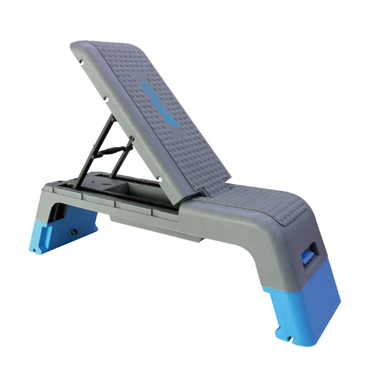 Multi-function Exercise Deck Fitness 3 Incline Adjustable Aerobic Stepper Step Deck