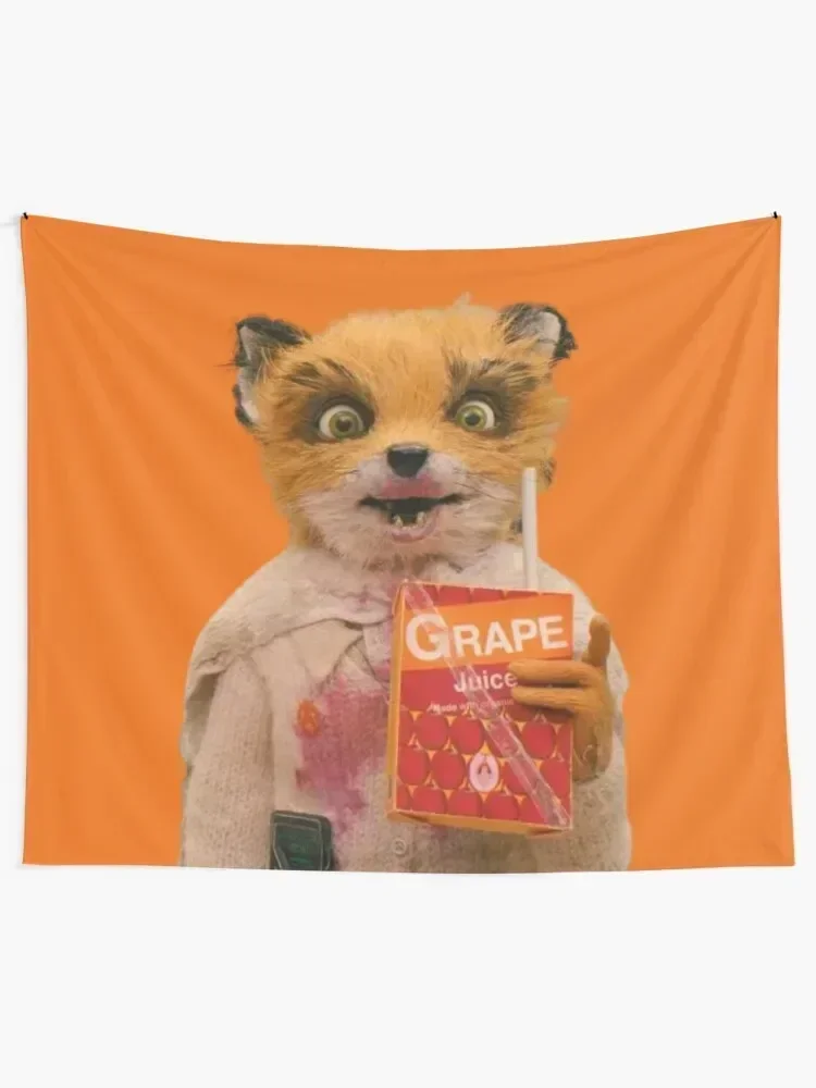 Fantastic Mr. Fox Grape Juice Tapestry Room Decor Cute Cute Room Things Anime Decor Tapestry