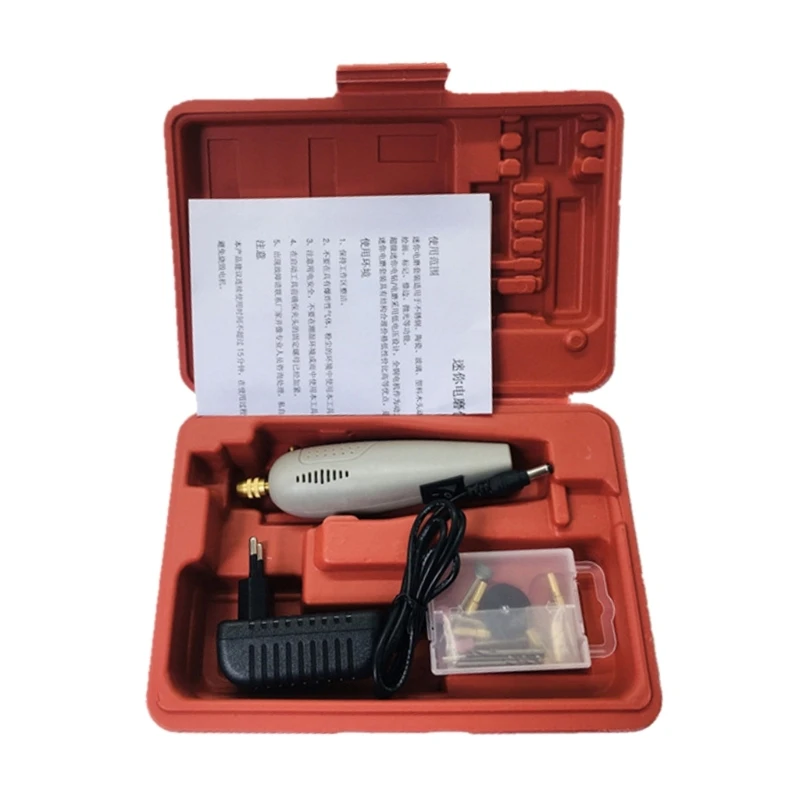 

12000rpm Mini Electric Drill Grinder Engraving Pen Multifuctional Grinder Grinding Engraving Accessory Set Power Tools