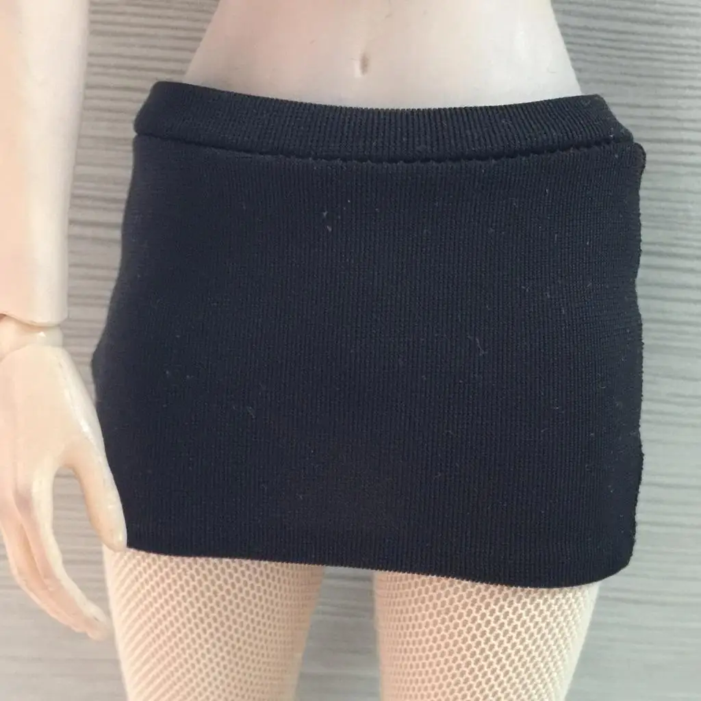 1/6 Scale Mini Skirt Hot Dress for 12inch Phicen Kumik CY CG Figure Black