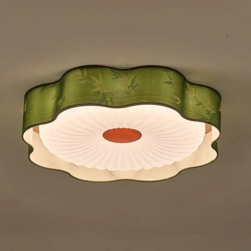 Retro Pastoral Ceiling Lamp Simple Rural Style Light Fixture For Living Room Dining Area New Chinese Ancient Design Bedroom
