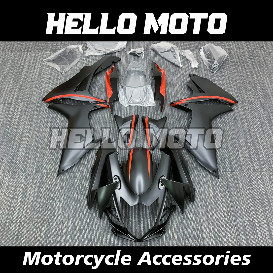 New ABS Injection Molding Motorcycle Fairings Kits Fit For L1 L2 L3 L4 L5 L6 L7 L8 L9 600/750cc 2011-2022 Bodywork Set