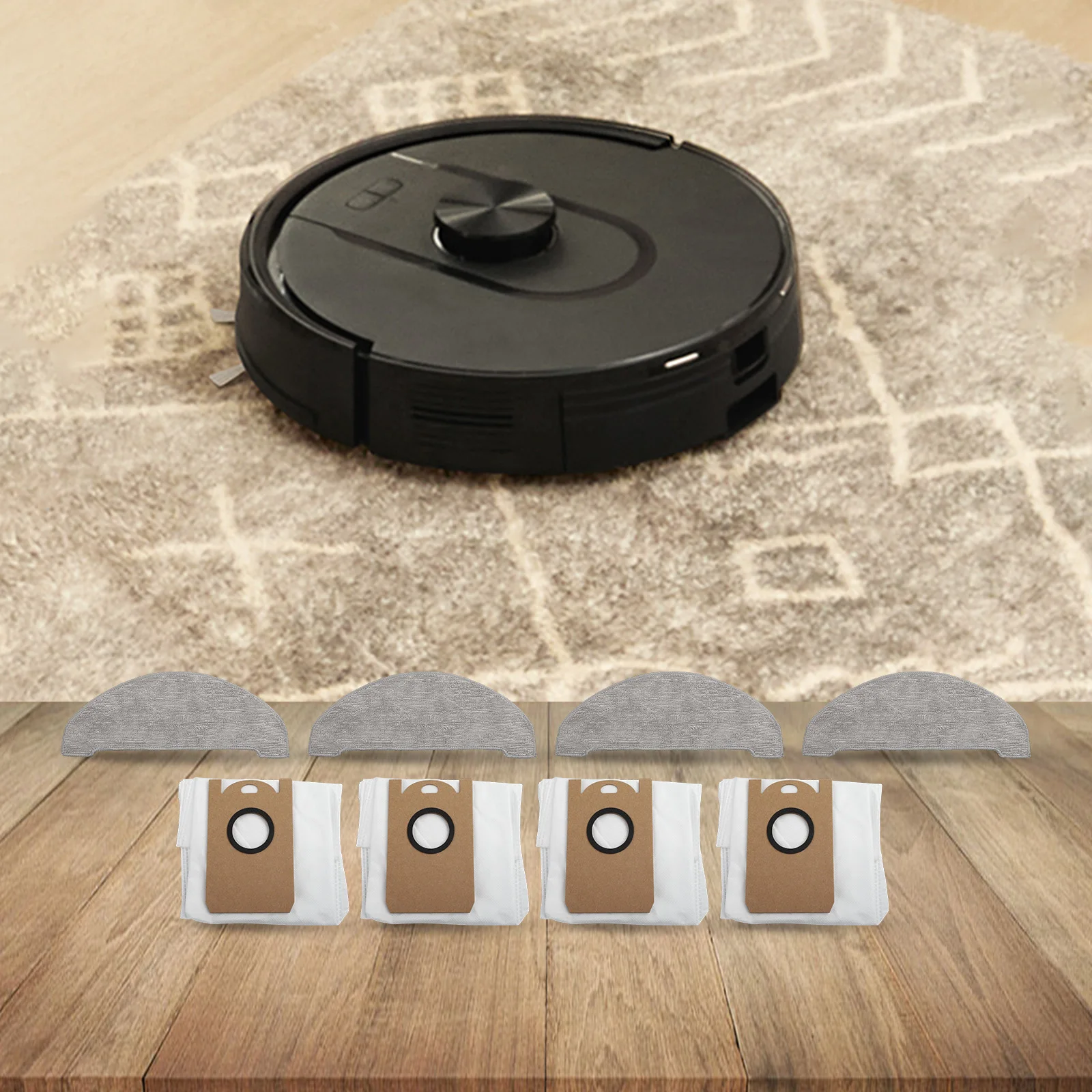 ل Vexilar W11/W7 جهاز آلي لتنظيف الأتربة استبدال ممسحة القماش أكياس الغبار عدة اكسسوارات الأجهزة المنزلية