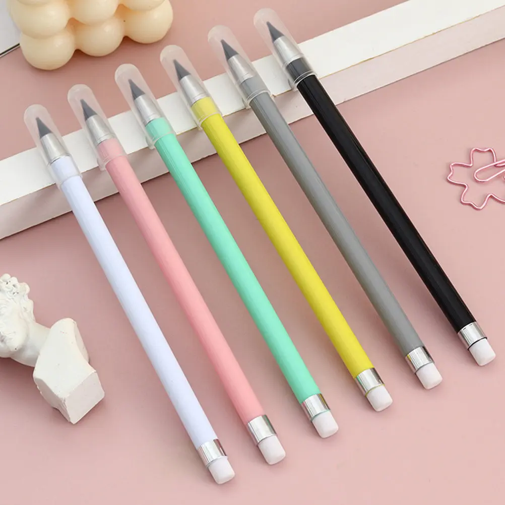 

Набор из 6 вечных карандашей, не требующих заточки, для рисования, скетчинга, письма, идеально подходят для подростков, профессионалов, художников