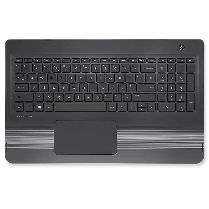 For The New HP Pavilion 15-BK TPNW114 Notebook Computer Palm Rest Cover Keyboard Touch Pad US Keyboard Assembly No backlight