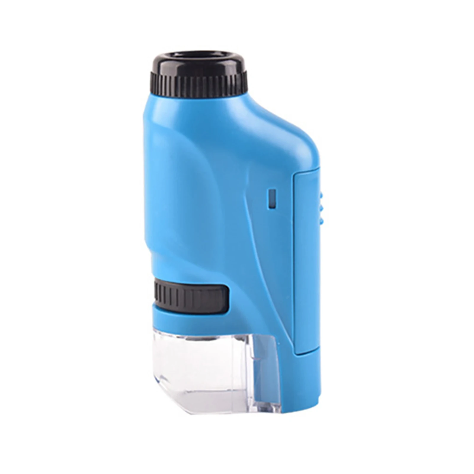 Pocket Microscope for Environmentally Aspherical Optical Lens Soft Rubber Eyepiece 60x 120x Magnification Pocket