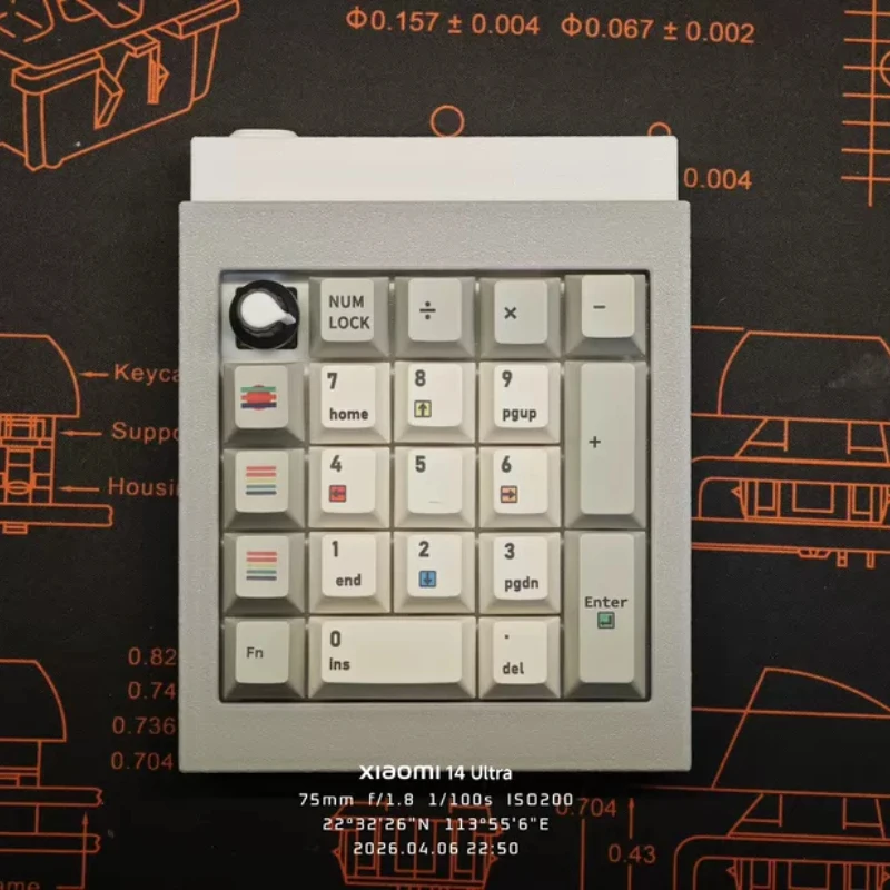 Gaming Keyboard No Number Pad - Nummerblok PAD-toetsenbordkit Aangepast Single Mode Bedraad