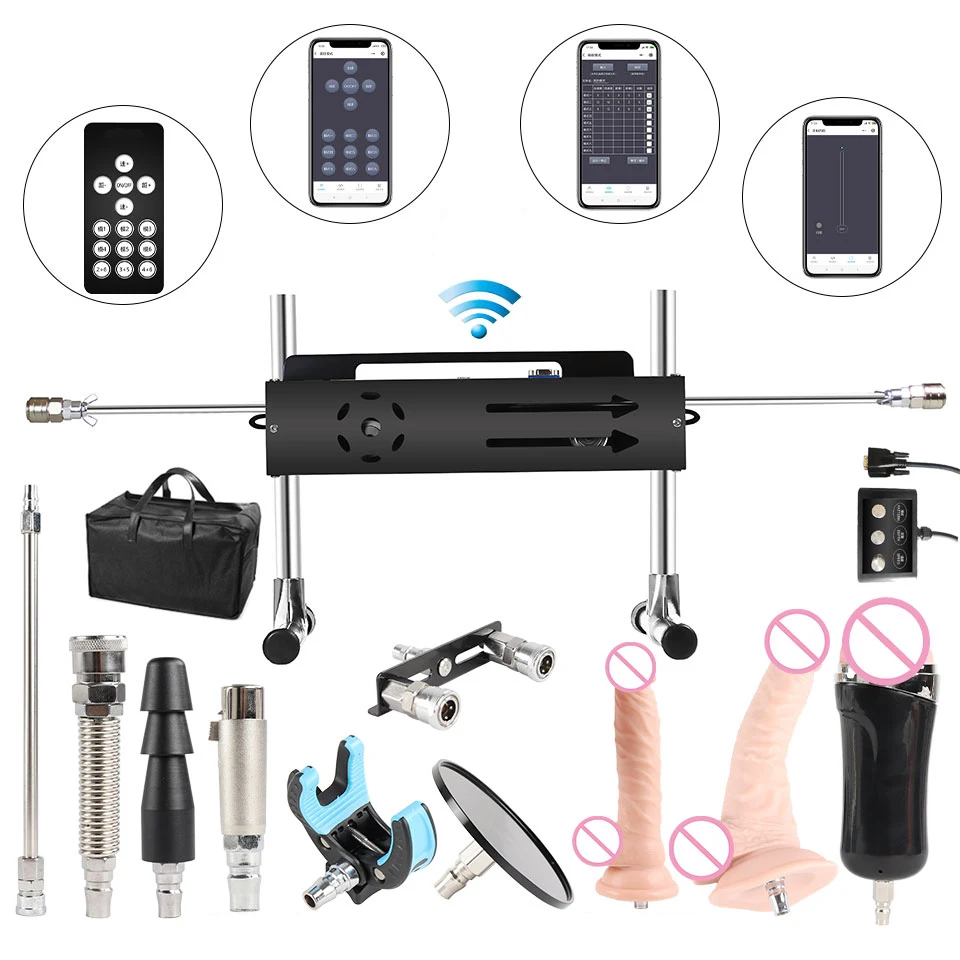 Wireless Control New Sex Machine with Amazing Features,Powerful,All Angle Adjustable,No Moveback Machine,200W motor, stroke 15cm