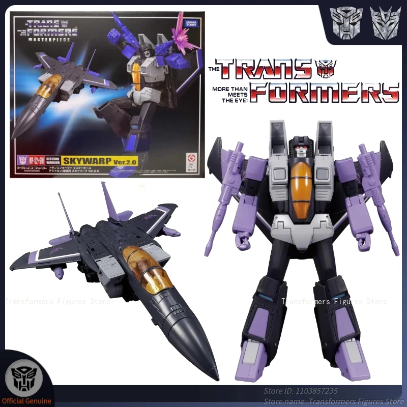 

В наличии Трансформер MP-52 + SW Ko Skywarp G1, мультяшная фигурка, модель аниме, деформационный робот, специальный самолет, игрушки, подарки для детей