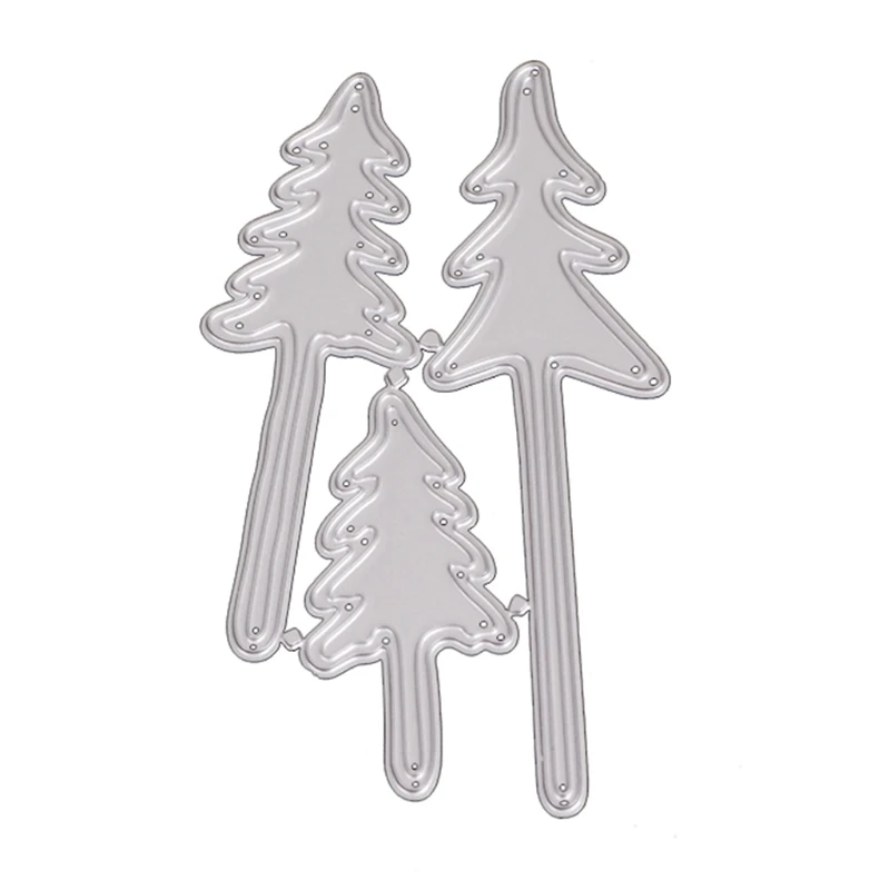 Christmas Trees Metal Cutting Dies Stencil DIY Scrapbooking Album Paper Card Template Mold Embossing Craft DropShipping