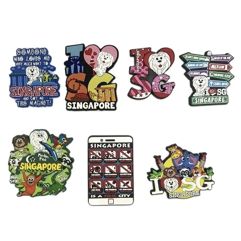 Personalized Custom Eco-friendly Gifts Magnet Set for Singapore