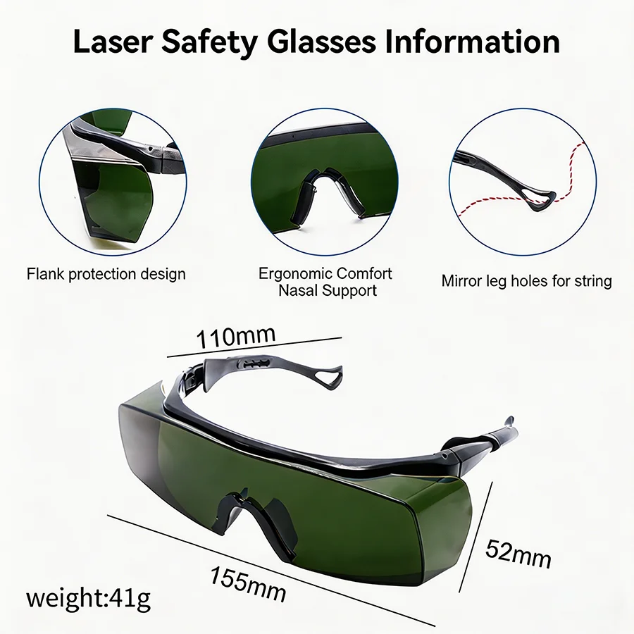 IPL Goggles Laser Cosmetic Professional Safety Eye Protection Glasses for Beauty Salon Skin Care Clinic Comfortable Lightweight