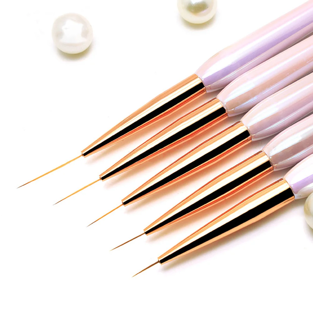 

Nail Art Brush Pen Nylon Material Smooth Application Easy Drawing Manicure Tool Fine Paint for Nail DIY Art Painting