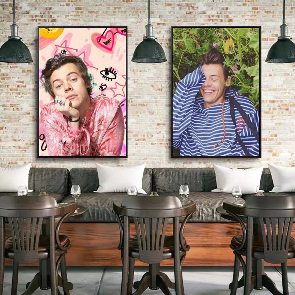 Singer H-Harry Music Styles Poster Good Quality Prints And Posters Vintage Room Bar Cafe Decor Home Decor