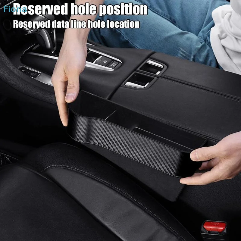 ✔Car Seat Crevice s Storage Box Seat Organizer  Slit Filler Holder For Wallet Phone Cigarette Slit Pocket Car Storag Box