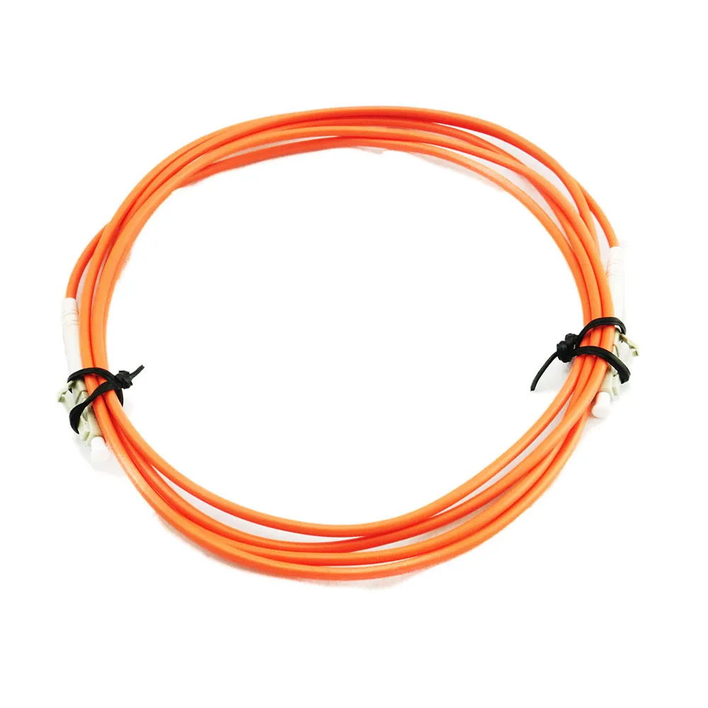 LC 1/3/5 Meter OM1 62.5-125/OM2 50-125 MM Multi Mode Simplex 3.0mm Orange 1Gbps 5/10/30 Pieces Fiber Patch Cord Cable