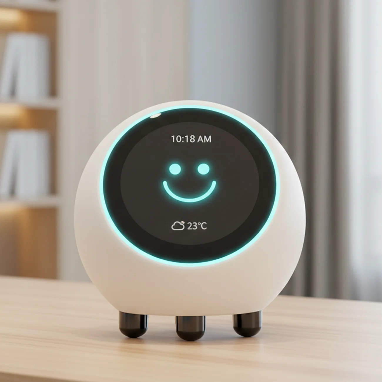 

Робот Сяочжи AI | Интерактивный chatbot, погодные часы с Wi-Fi, функция мультимедийного воспроизведения, голосовая активация, идеальный подарок для детей