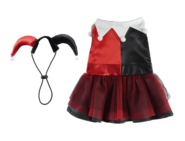 Popular cosplay party dog superhero series polyester dress set