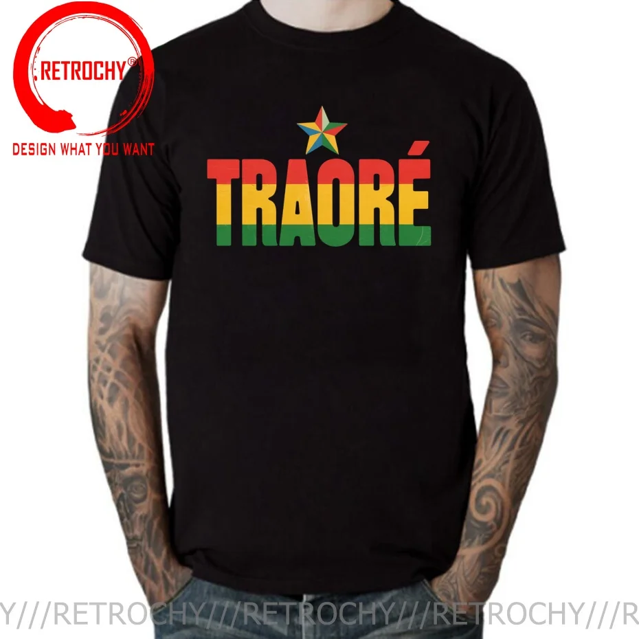 Funny Design Burkina Faso- Ibrahim Traoré Thomas Sankara  SRed Doublet Men Fashion Trendy Casual Clothing Stylish Tops Tee Shirt