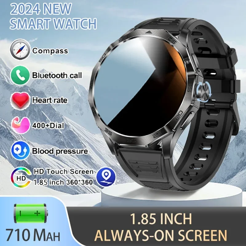 

New Original Smart Watch GPS Sports Men 1.85 Inch HD AMOLED Screen 710 Mah Battery Bluetooth Call Smart Watch for Android Xiaomi