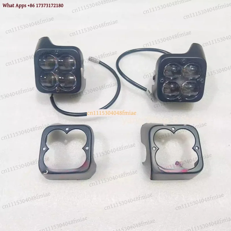 Fog Lamp Spotlight Cover Guard Day Running Night Light Accessory For Qjmotor SRT600SX SRT 600 SX Motorcycle Decoration