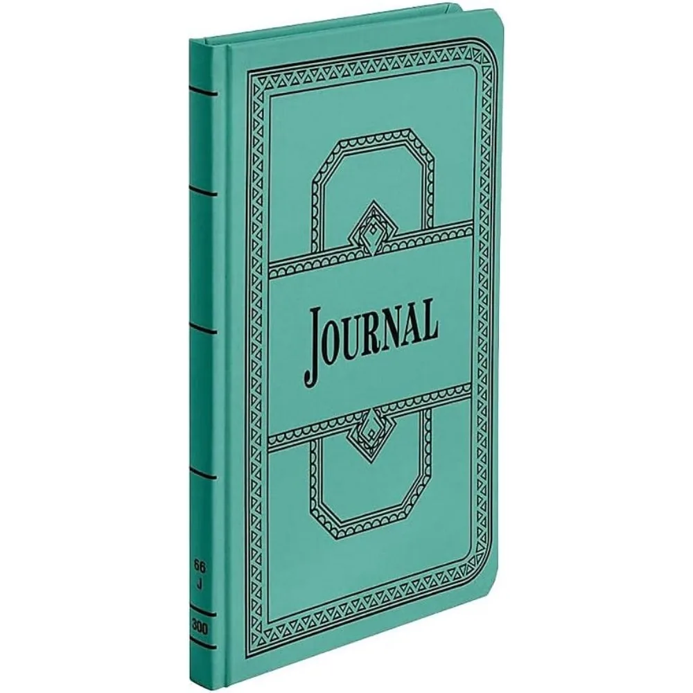 Canvas Account Book, Journal, 16 Lb., 12 1/8" x 7 5/8", 300 Pages, Blue