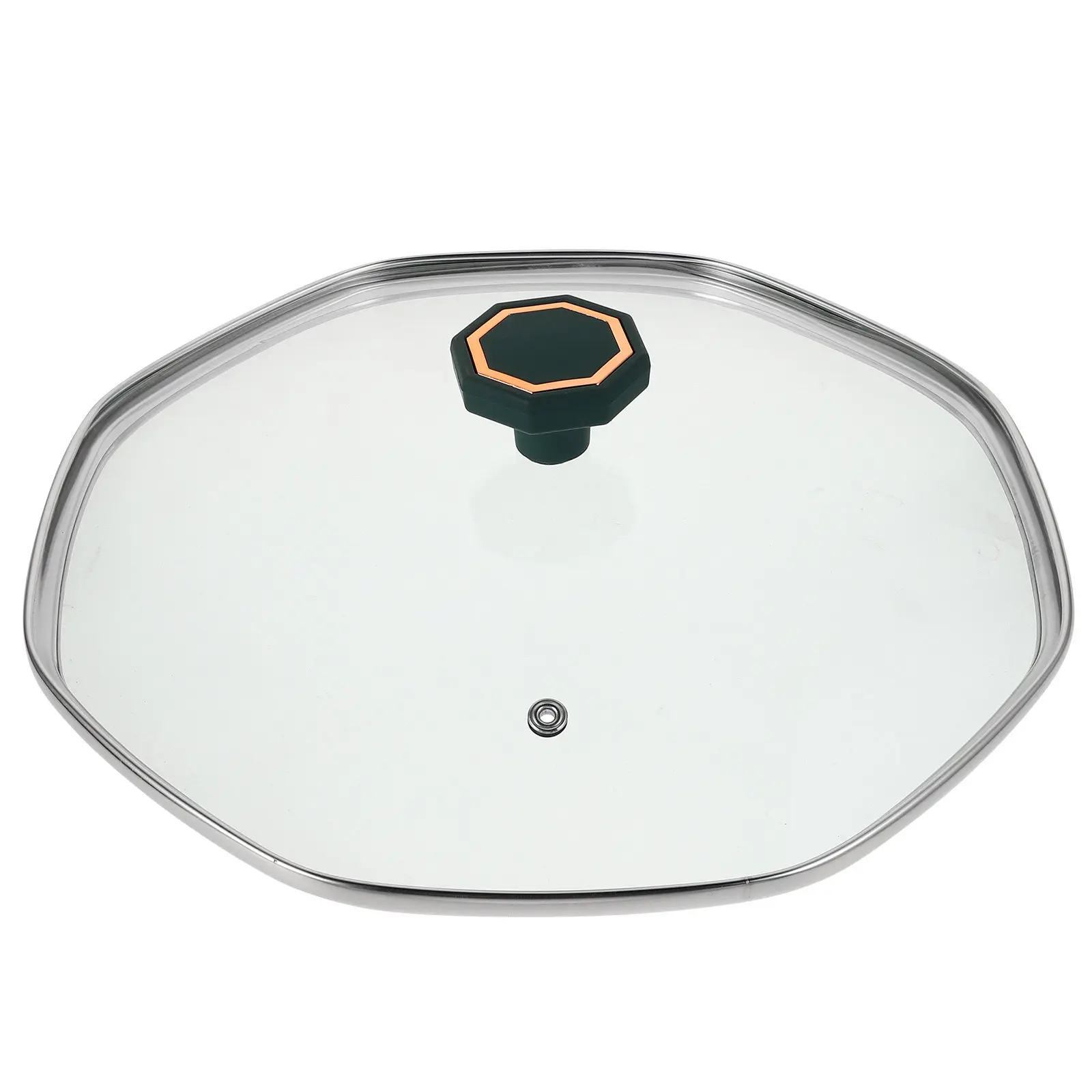 Universal 30Cm Tempered Glass Lid for Wok Skillet Frying Pan Stir Fry Pot Cookware Heat Resistant Tight Seal Portable Dishwasher