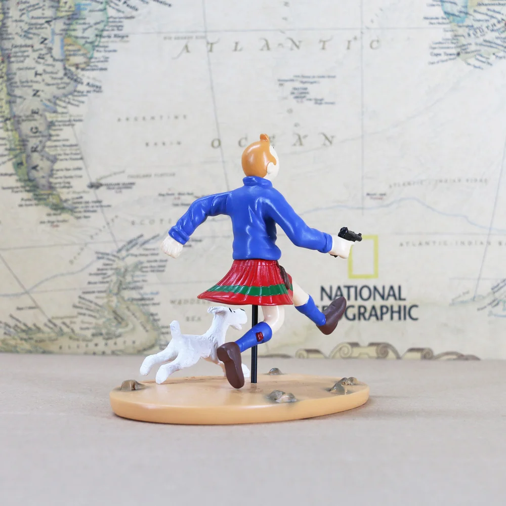 France Belgium Herge Comic Animation Les Aventures de Adventures Bianca Castafiore Statue Figure Model Toys Collection Gift