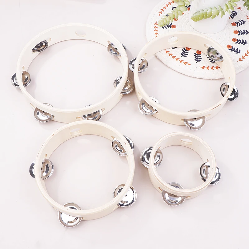 

4/6/7/8 дюймов ручной деревянный безголовый бубен ударные ручные барабаны развивающие игрушки музыкальные инструменты Орфа для детей