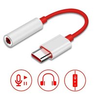 USB Type C To 3.5mm Earphone Jack Adapter Audio Cable Connector for Oneplus 6T 7 Pro Universal USBC Music Converter Dropshipping