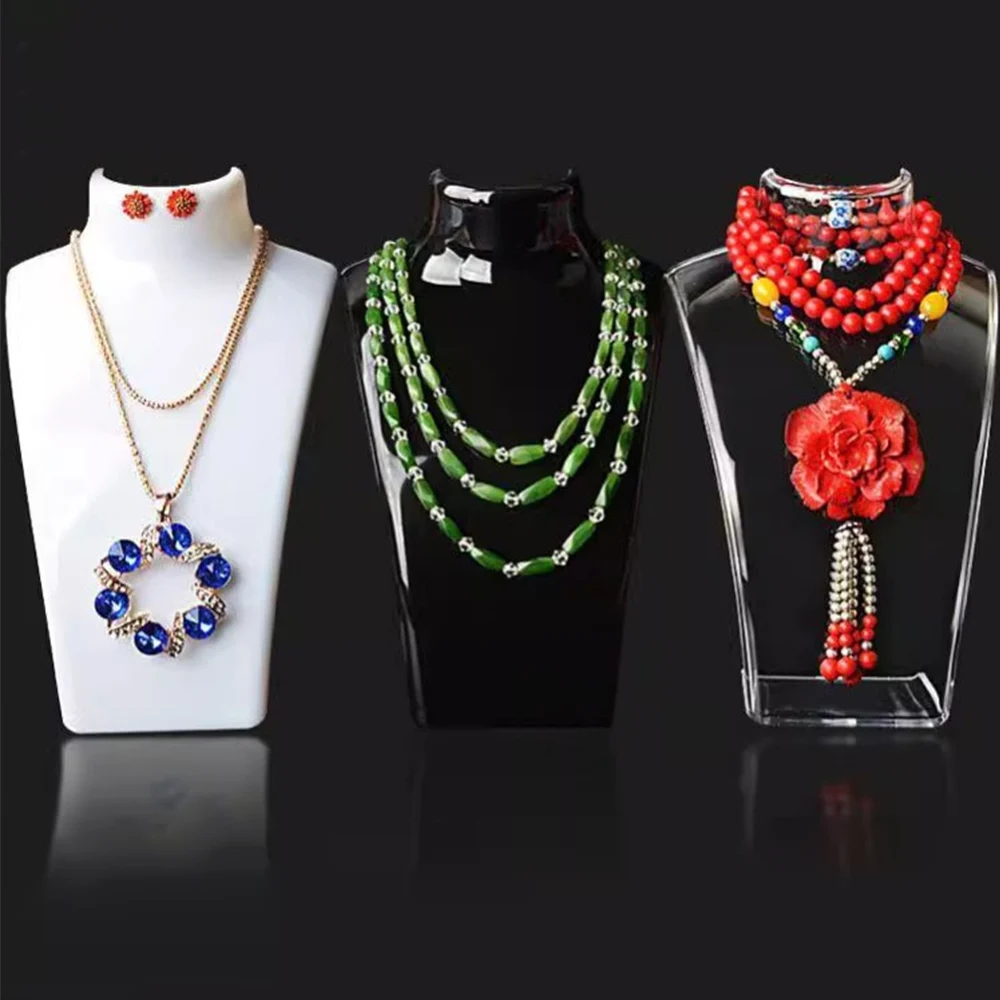

New Pendant Display Necklace Stand Mannequin Jewellery Display Stand Show Retail Shop Display Shelf