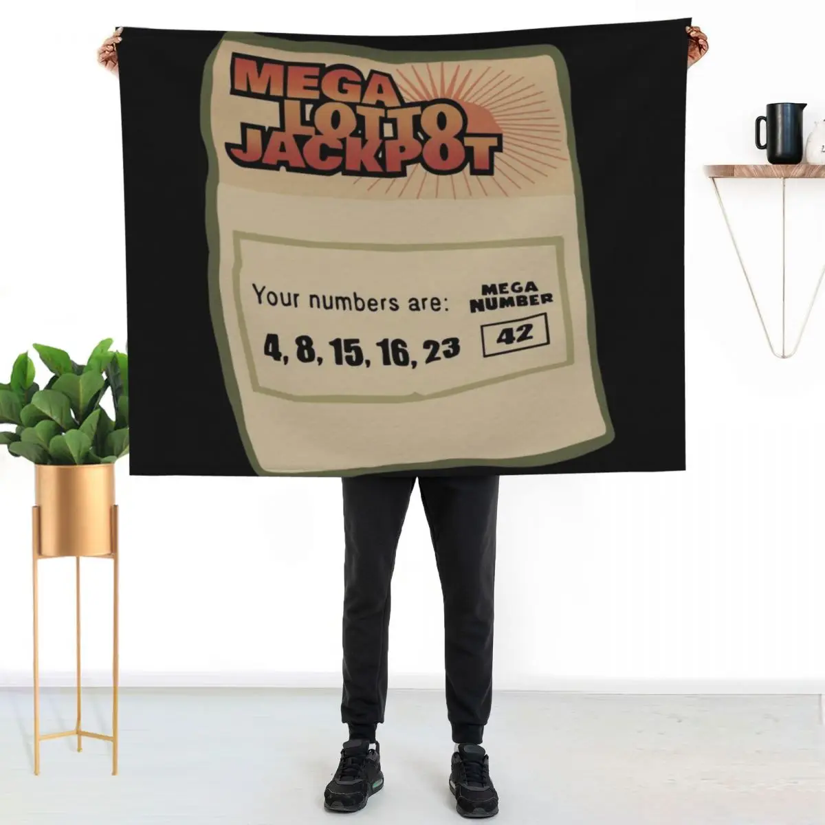 Lost Lottery Ticket Throw Blanket Large Flannels Sleeping Bag Sofas Thins Bed covers Blankets