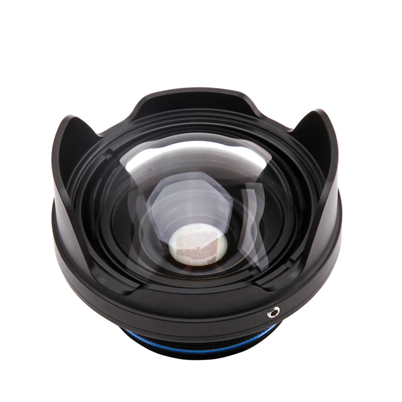 Weefine WFL07 Scuba Diving Waterproof Fisheye Wide Angle Lens M52 24mm for Cell Smart Phone Housing Underwater Photography