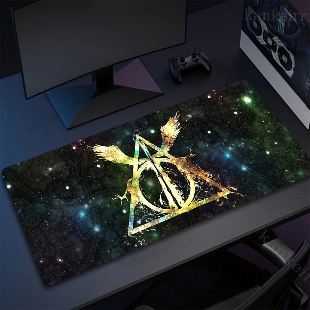 Alfombrilla de ratón XXL H-Hogwarts L-Legacy, alfombrilla de ratón para juegos, recién llegados, alfombrilla de ratón grande para jugadores XL, tamaño grande para teclados