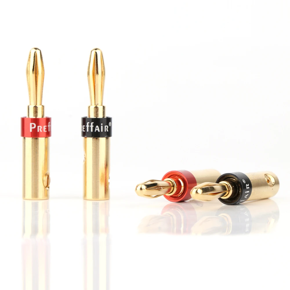 16 Stück 5mm Bananenstecker Vergoldeter Schraubverriegelungs-Bananenstecker für Video-Lautsprecher-Audiokabel – Detail 4