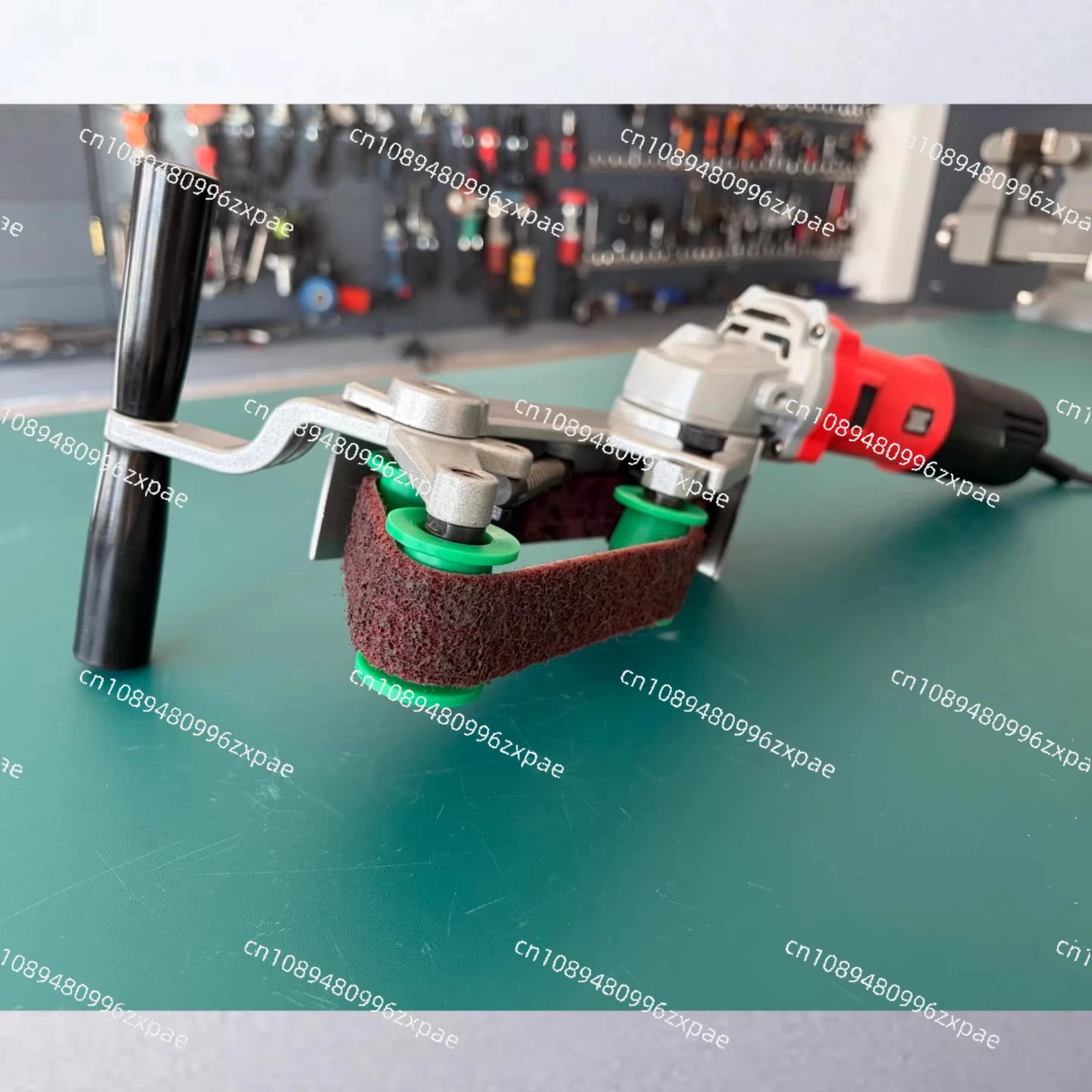 Pipe Surface Wire Drawing Staircase Handrail Polishing R-Corner Fillet Arc Surface Polishing Machine Brushless Pipe Sander