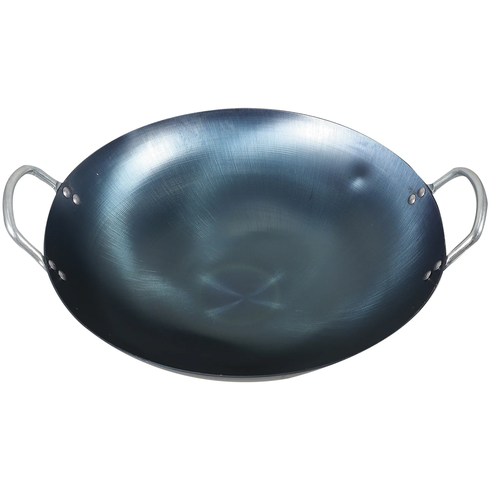 

Heavy Duty Carbon Steel Wok Pan Wooden Handle For Gas Stove Multi-Function Fry Cookware Kitchen Accessory Chinese Wok