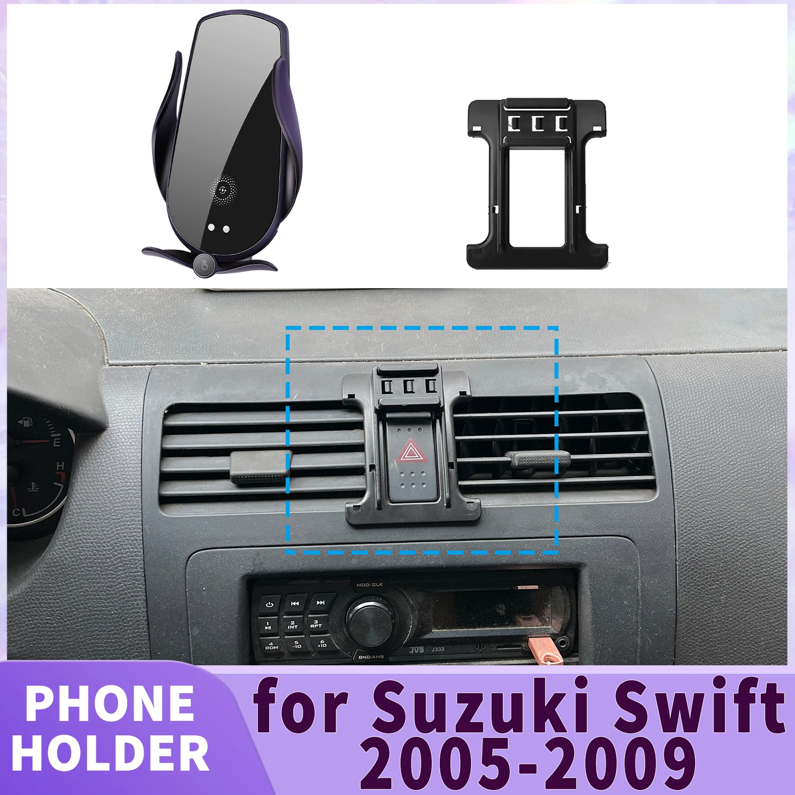 

fit for Suzuki Swift 2005 2006 2007 2008 2009 Screen Base Phone Holder Mount ​​ Secure Clip Car​​ accessoires
