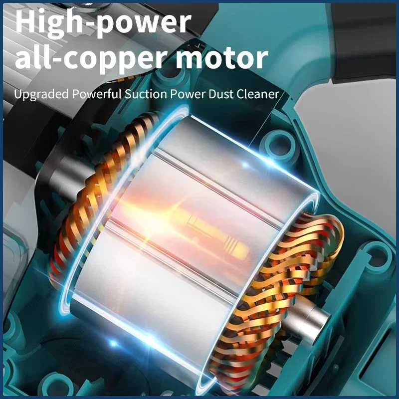 Многофункциональный инструмент для очистки пыли Makita, беспроводной портативный ручной пылесос, электрический пылесос для батареи Makita
