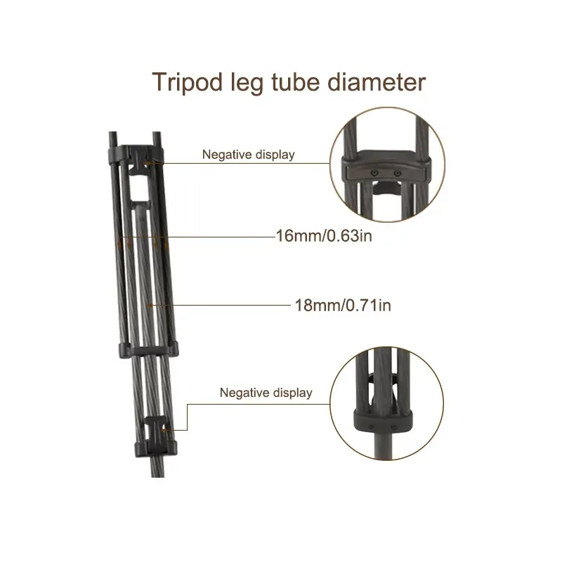 Heavy Duty Tripod Carbon Fiber Tripod Stand For Dslr And Video Camera Phone Stand Tripod