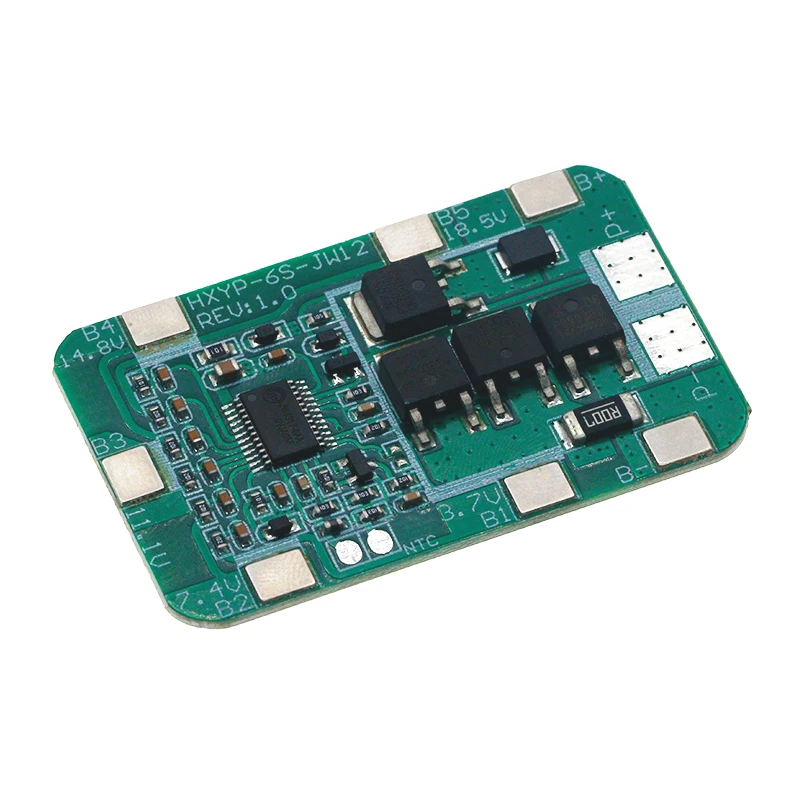 6S 22.2V 25.2V 14A 20A 18650 Li-ion Lithium Battery Charger Protection Board With Balanced PCB BMS 6 Pack Cells Module