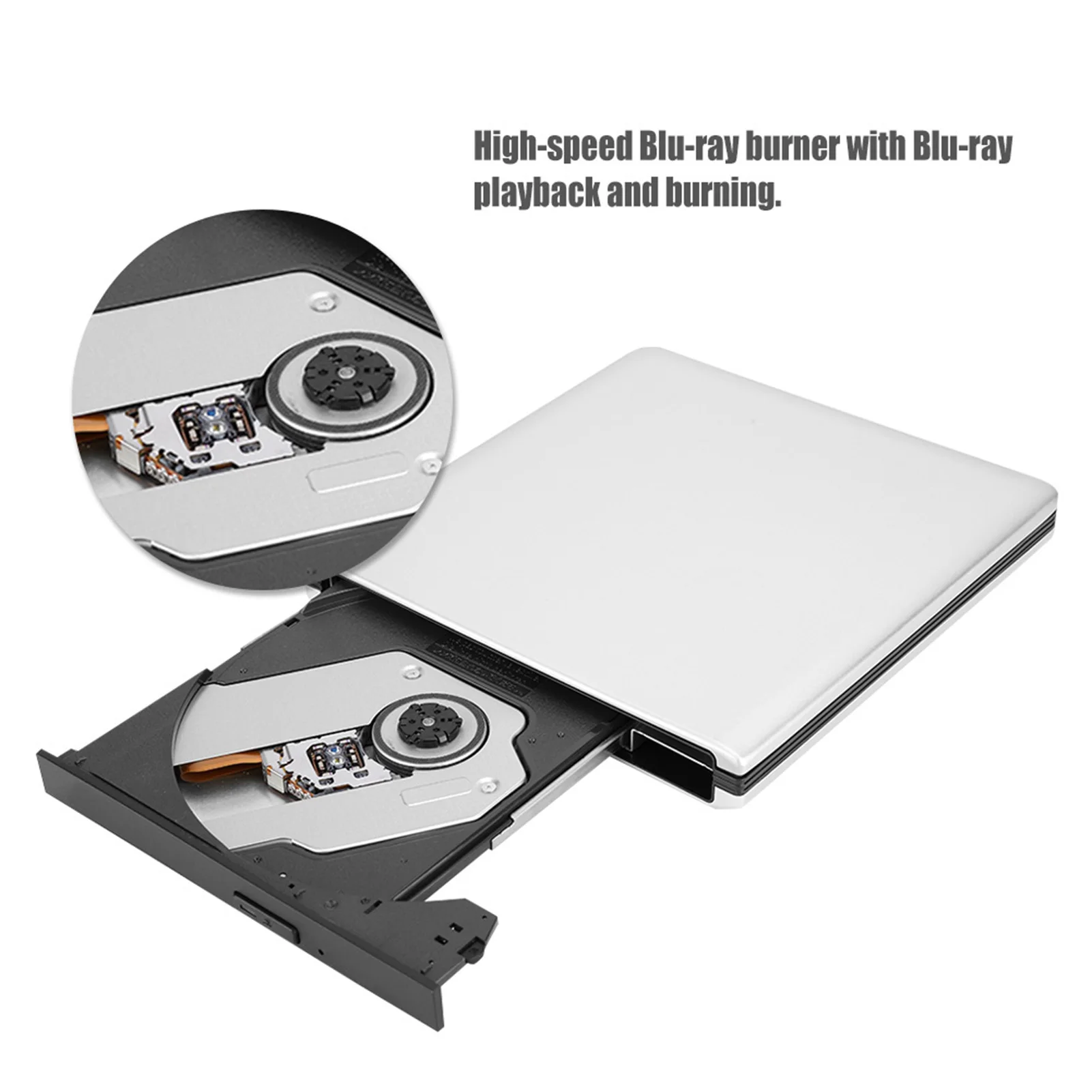 BD Writer Recorder Optisches Laufwerk DVD-Laufwerk USB3.0 Ray Laptop PC Externes optisches Laufwerk Disc DVD CD BD Writer Recorder