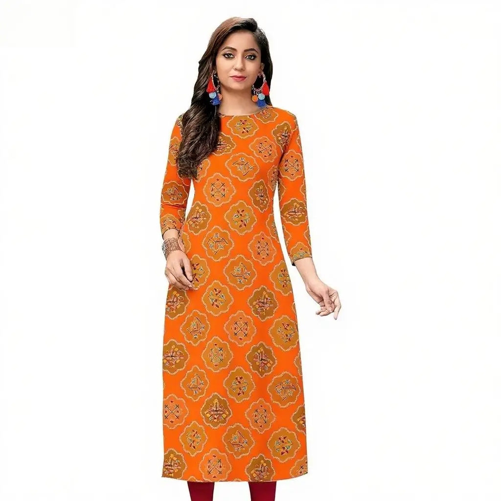 ドレス クルト レディース おしゃれでエレガントな長袖ストレートチューブカジュアルラウンドネック カラフルな花柄