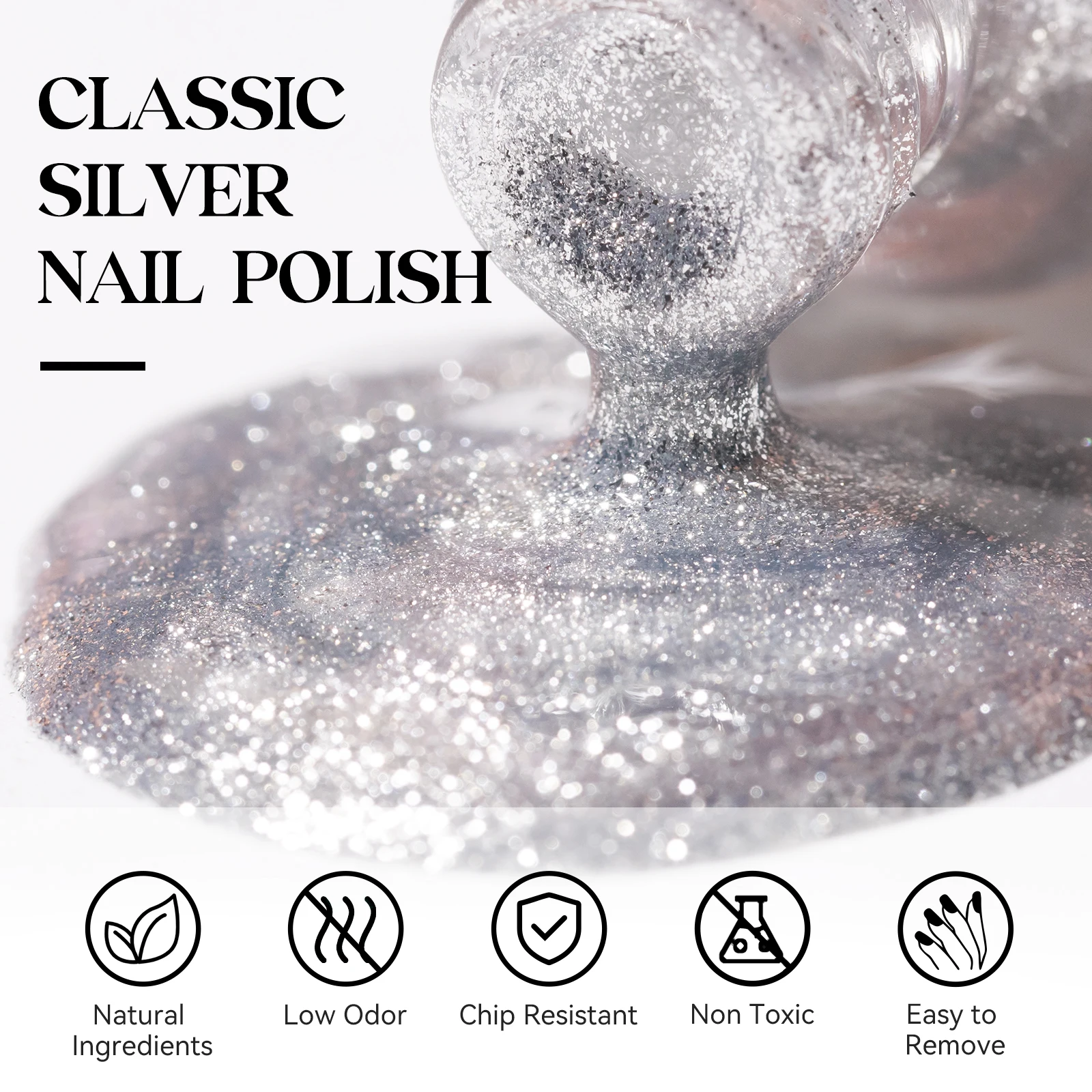 MIZHSE 15ML Glitter Nagellak Losweken Klassieke Neon Effect Semis Permanente Nagellak Zonder UV Lamp Sneldrogende Vernis