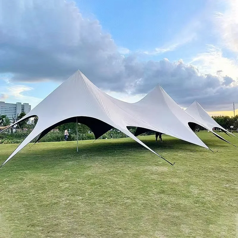 2026   20M Large Luxury Outdoor Camping Canopy Tarp Tent For 40 Persons Wedding Party Event Tents
