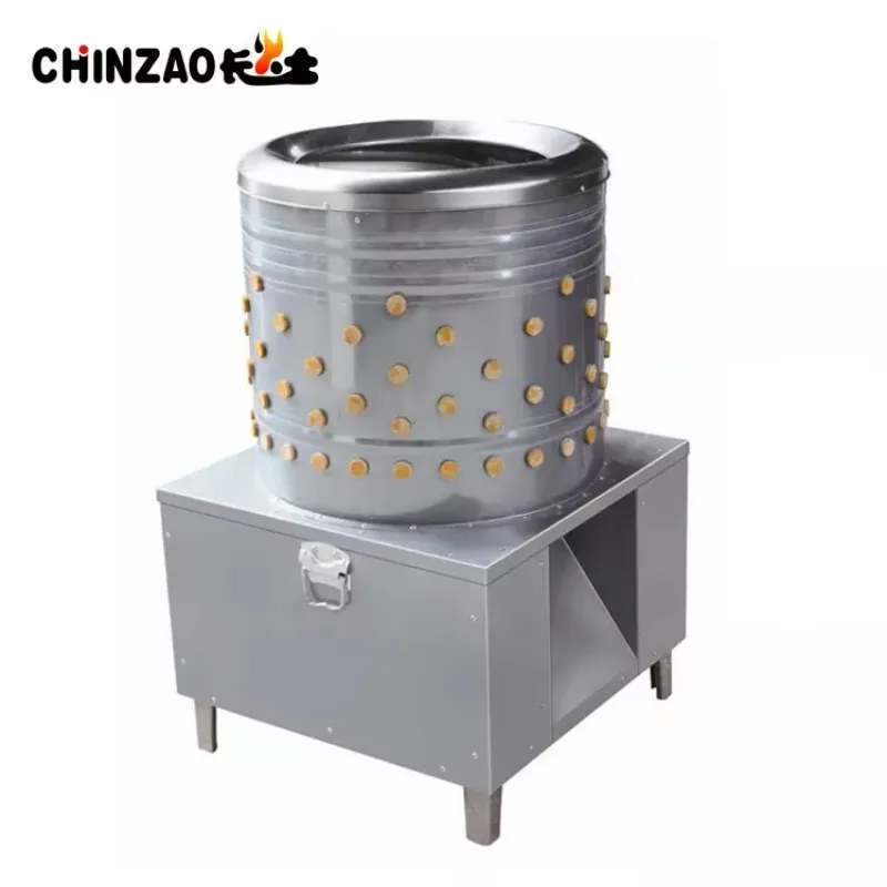 Full Automatic 1440R/min Poultry Chicken Defeathering Feather Removing Plucking Plucker Machine For Slaughterhouse Abattoir