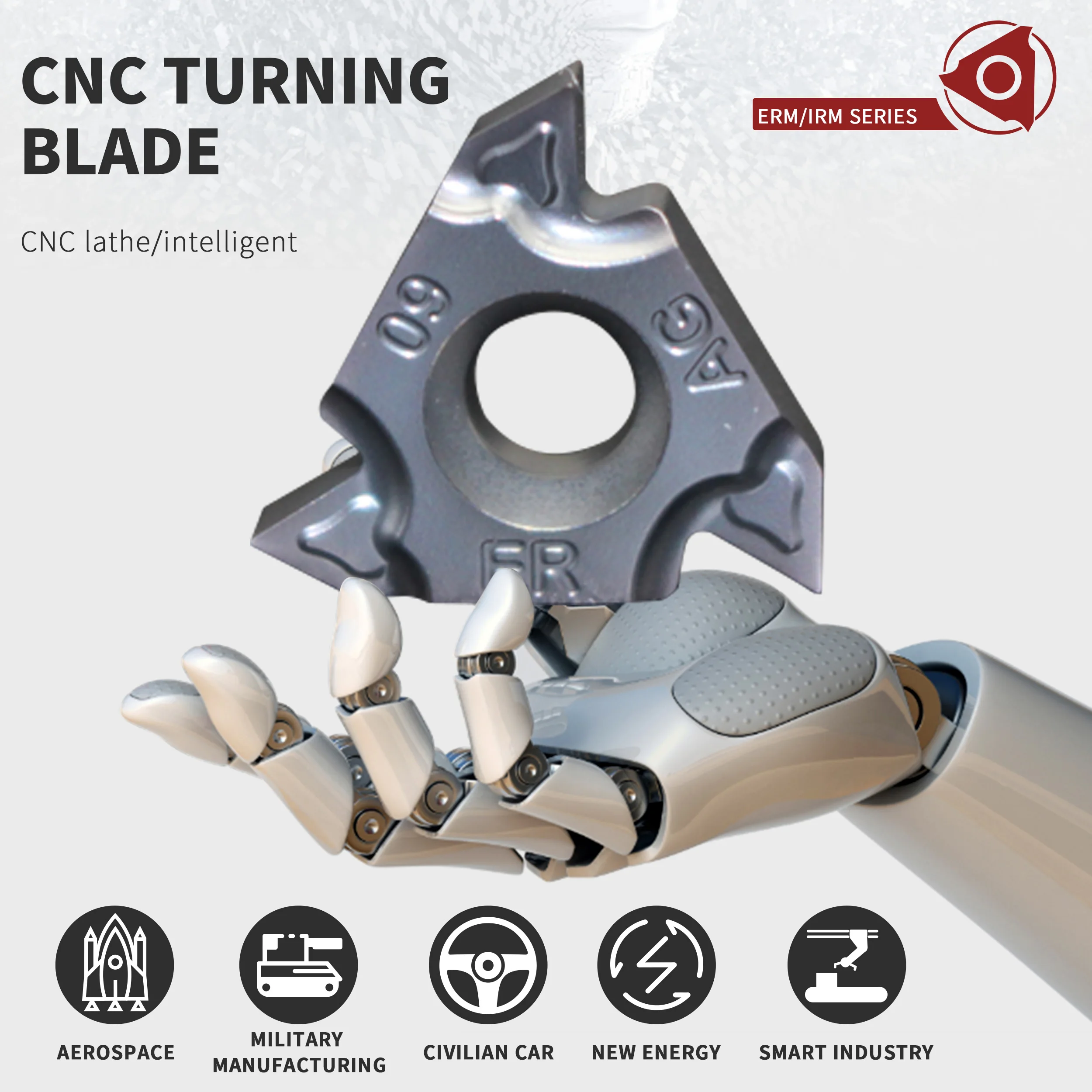 16IRM/ERM 1.0/1.25/1.5/1.75/2.0/2.5/3.0ISO 11W/14W AG55/AG60 11BSPT P1215 High Quality Carbide Threading Inserts CNC Lathe Tools