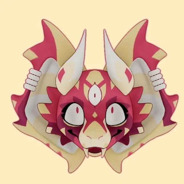 Fursuit American Style Head Base Realistic Canidae or Snake Beast Skull PLA Material Furry Head DIY Cosplay Anime Accessorie
